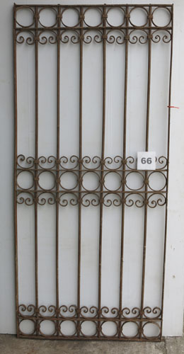 Wrought iron panel